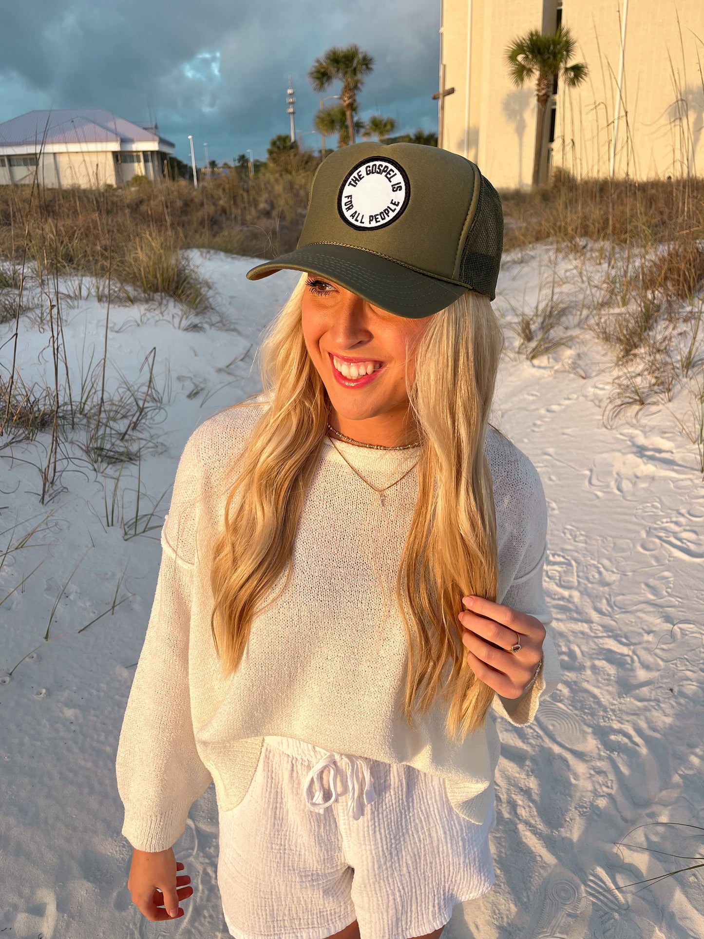 Army Green Patch Hat