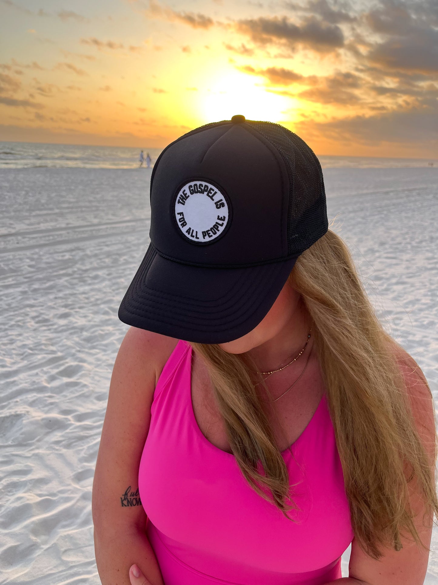 Black Patch Hat
