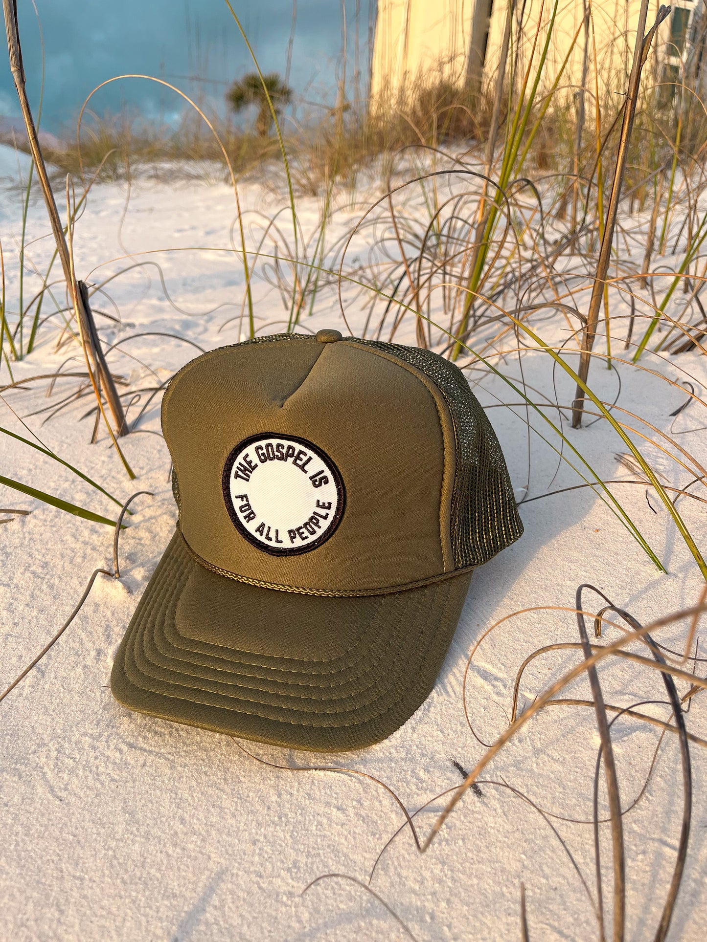 Army Green Patch Hat