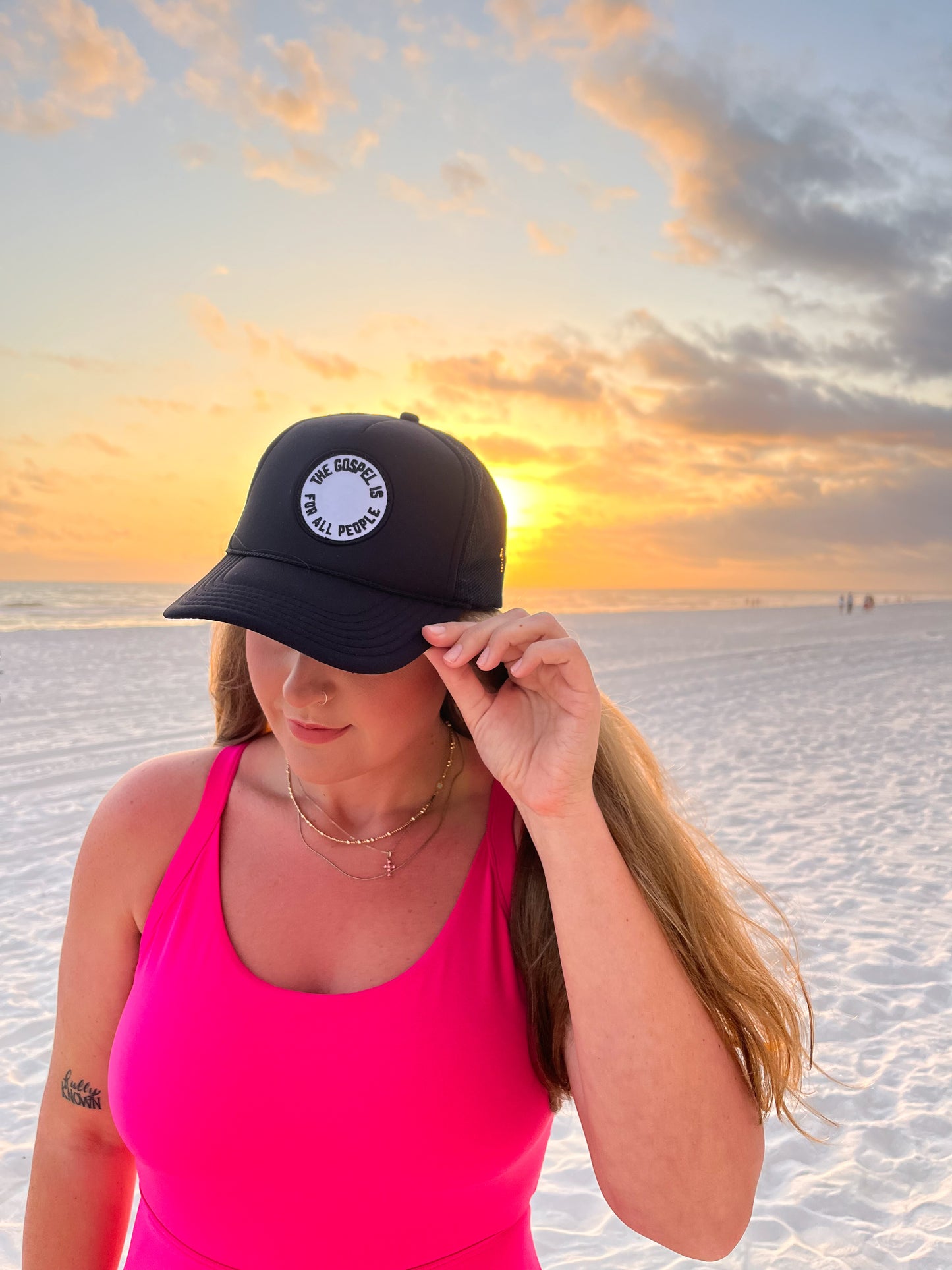 Black Patch Hat