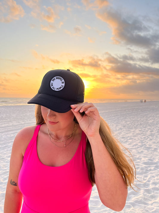 Black Patch Hat